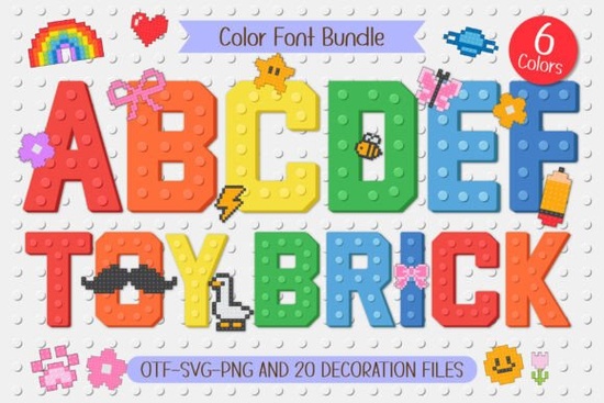 Toy Brick Font